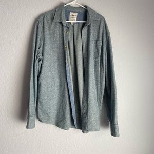 Heathered blue button up🙂